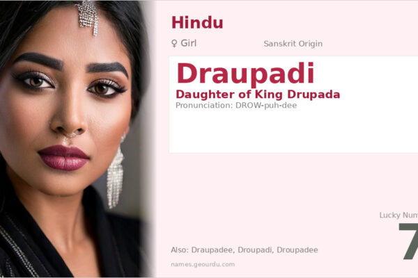 Draupadi Name Meaning — Sanskrit Origin, Girl Hindu Name & Details (2025)