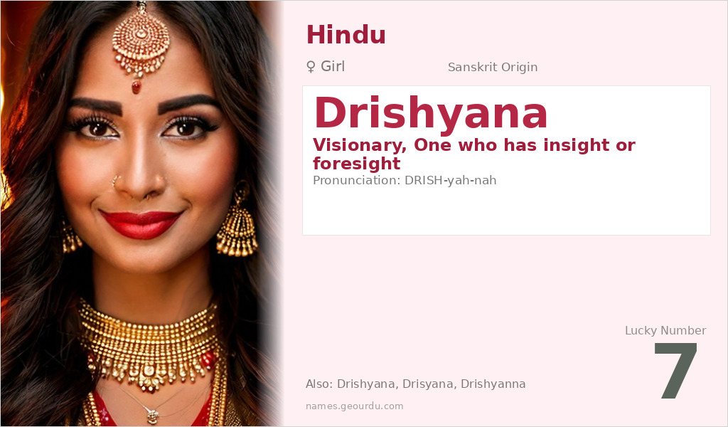 Drishyana Name Meaning and Details