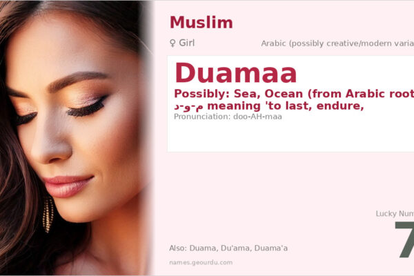 Duamaa Name Meaning — Origin, Gender & Details (2025)
