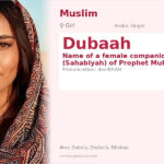 Dubaah Name Meaning and Details