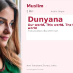 Dunyana Name Meaning and Details