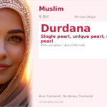 Durdana Name Meaning and Details