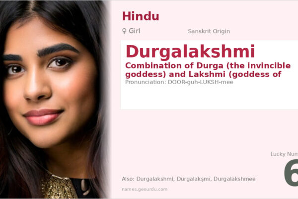 Durgalakshmi Meaning — Sanskrit Origin, Hindu Goddess Name & Details (2025)