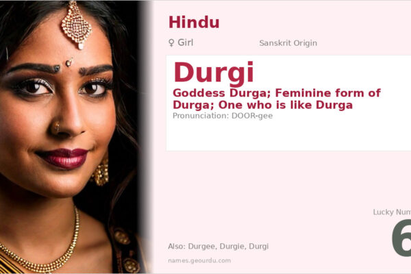 Durgi Name Meaning — Goddess Durga, Origin & Details (2025)