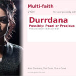Durrdana Name Meaning and Details