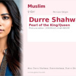 Durre Shahwar Name Meaning and Details