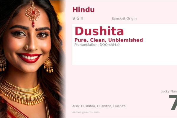Dushita Name Meaning — Sanskrit Origin, Girl Name & Details (2025)