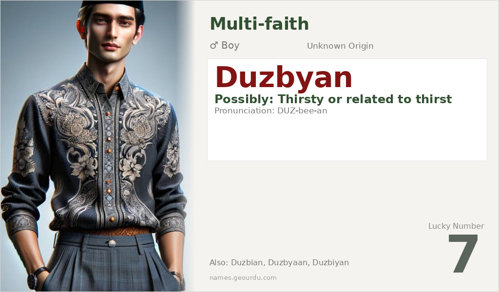 Duzbyan Name Meaning and Details