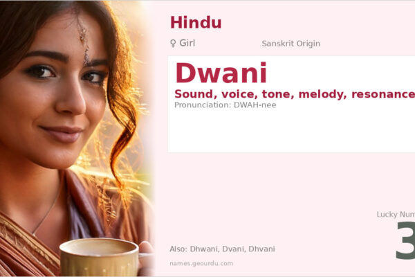 Dwani Name Meaning — Sanskrit Origin, Girl Name & Details (2025)