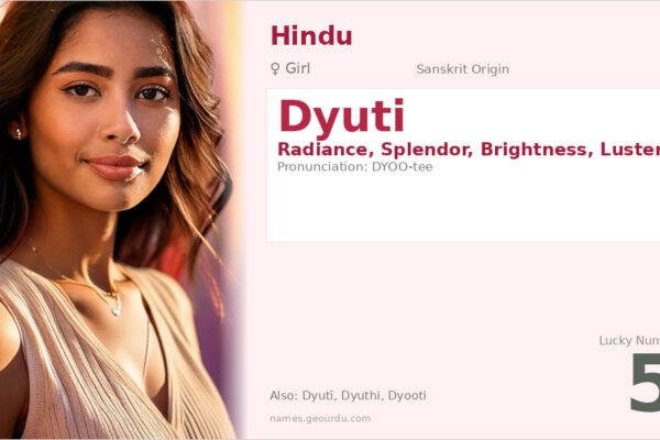 Dyuti Name Meaning — Sanskrit Origin, Girl Name & Cultural Significance (2025)