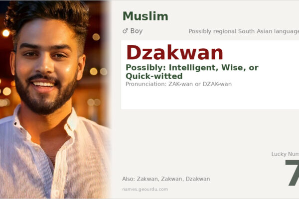 Dzakwan Name Meaning — Origin, Gender & Details (2025)