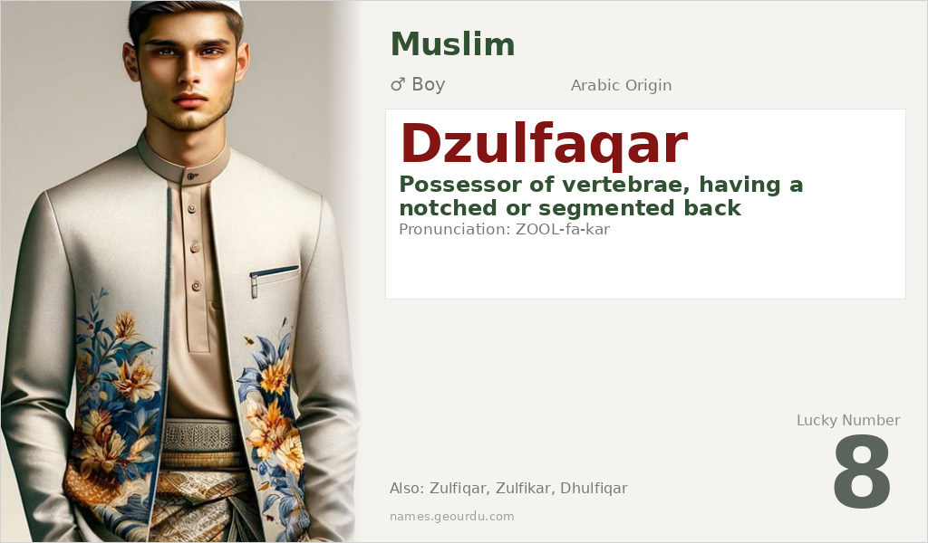 Dzulfaqar Name Meaning and Details