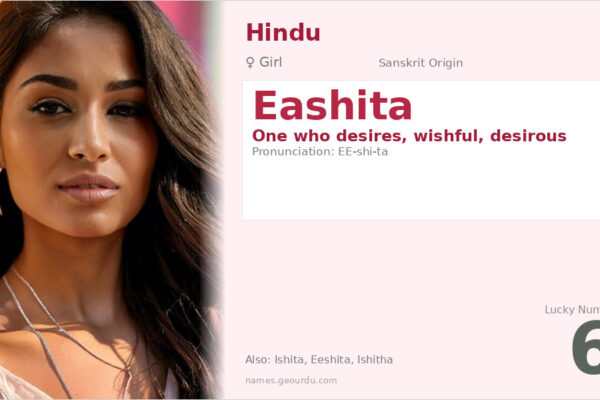 Eashita Name Meaning — Sanskrit Origin, Girl Name & Details (2025)