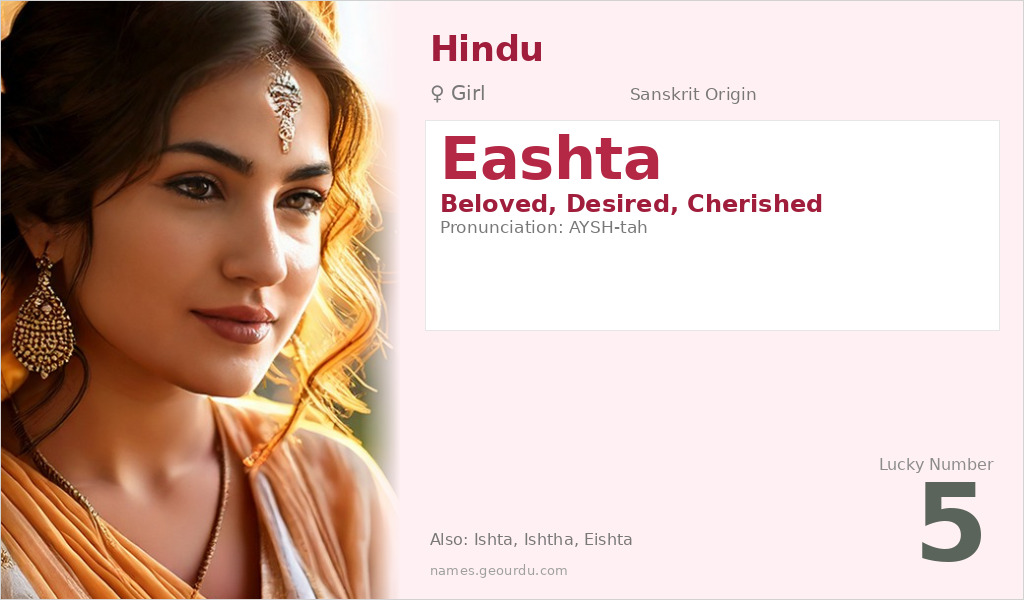 Eashta Name Meaning and Details