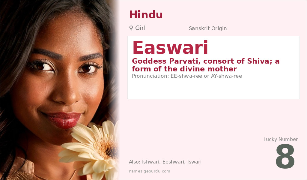 Easwari Name Meaning and Details