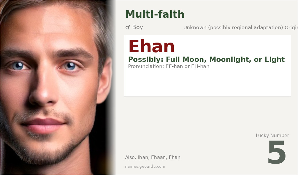 Ehan Name Meaning and Details
