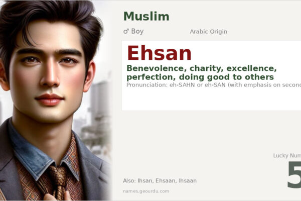 Ehsan Name Meaning — Arabic Origin, Boy Name & Details (2025)