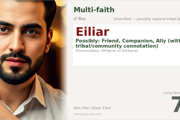 Eiliar Name Meaning — Origin, Gender & Details (2025)