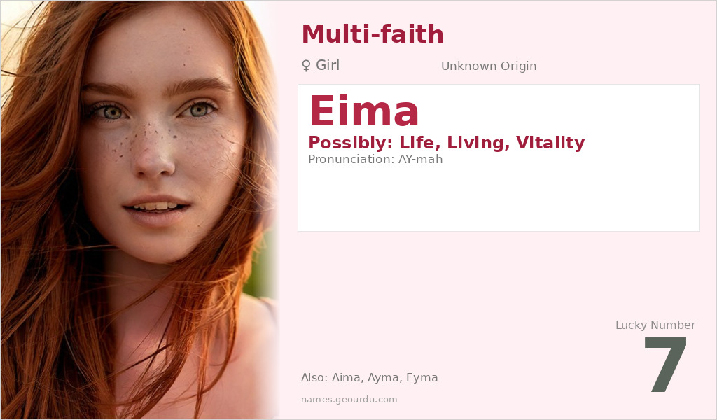 Eima Name Meaning and Details