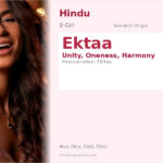 Ektaa Name Meaning and Details