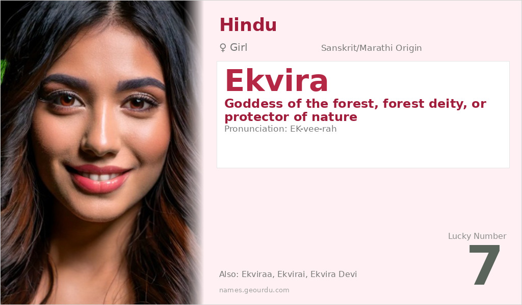 Ekvira Name Meaning and Details
