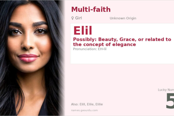Elil Name Meaning — Origin, Gender & Details (2025)