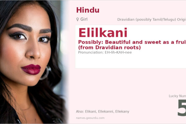 Elilkani Name Meaning — Origin, Gender & Details (2025)