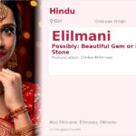 Elilmani Name Meaning and Details