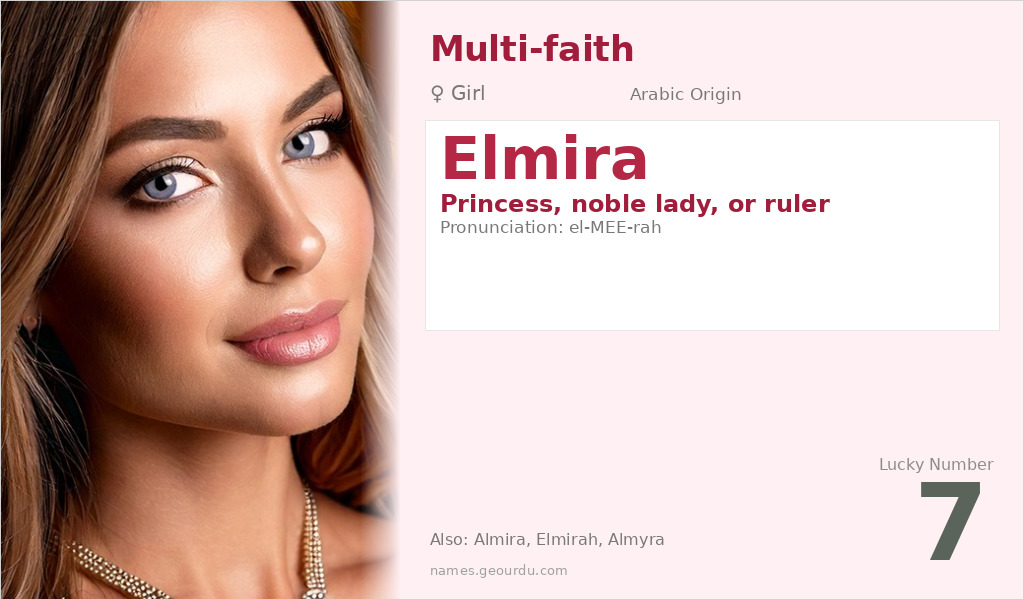 Elmira Name Meaning and Details