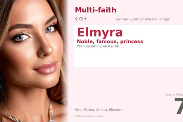 Elmyra Name Meaning — Origin, Gender & Details (2025)