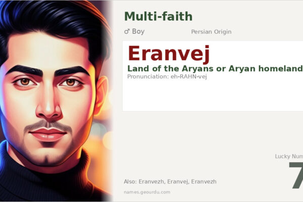 Eranvej Name Meaning — Persian Origin, Boy Name & Details (2025)