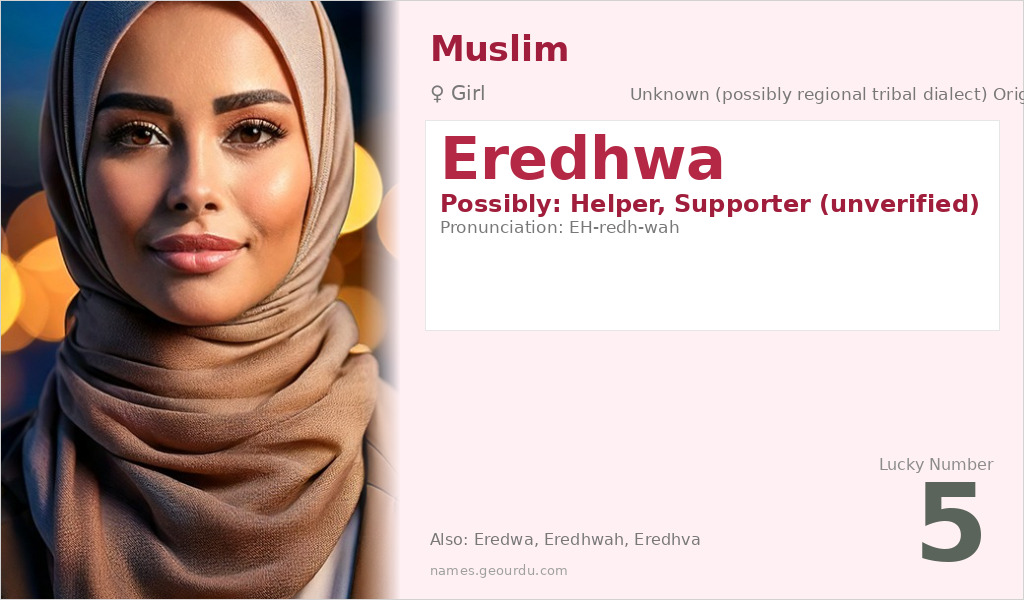 Eredhwa Name Meaning and Details