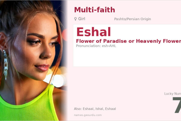 Eshal Name Meaning — Origin, Gender & Details (2025)
