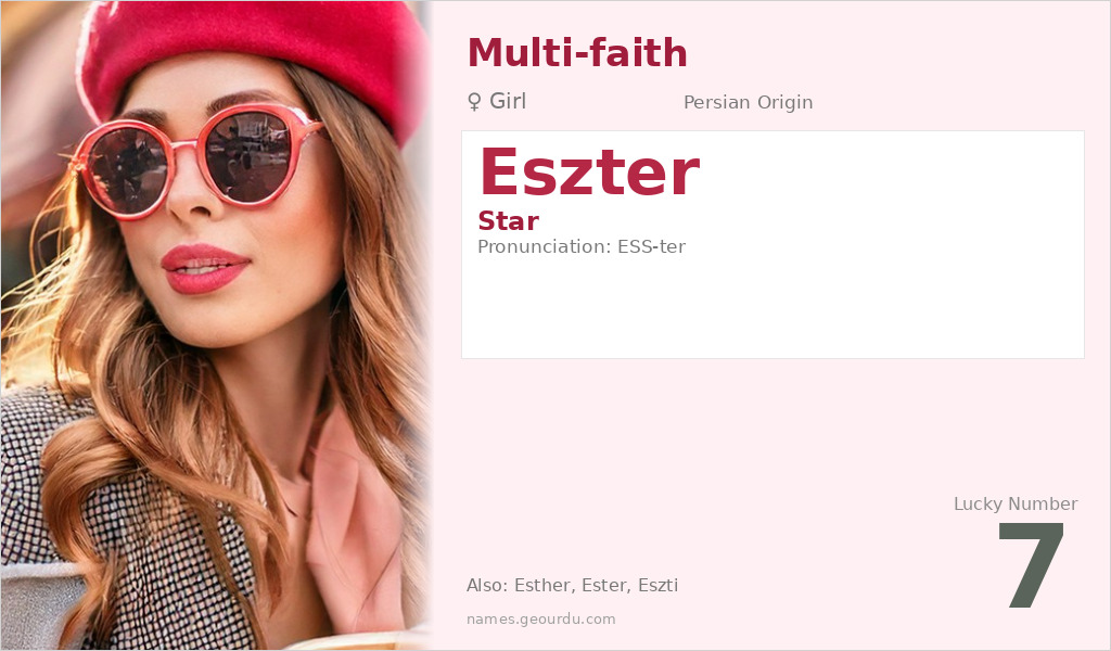 Eszter Name Meaning and Details