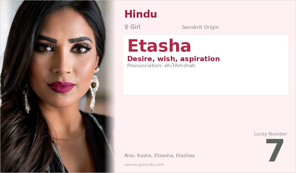 Etasha Name Meaning and Details