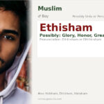 Ethisham Name Meaning and Details