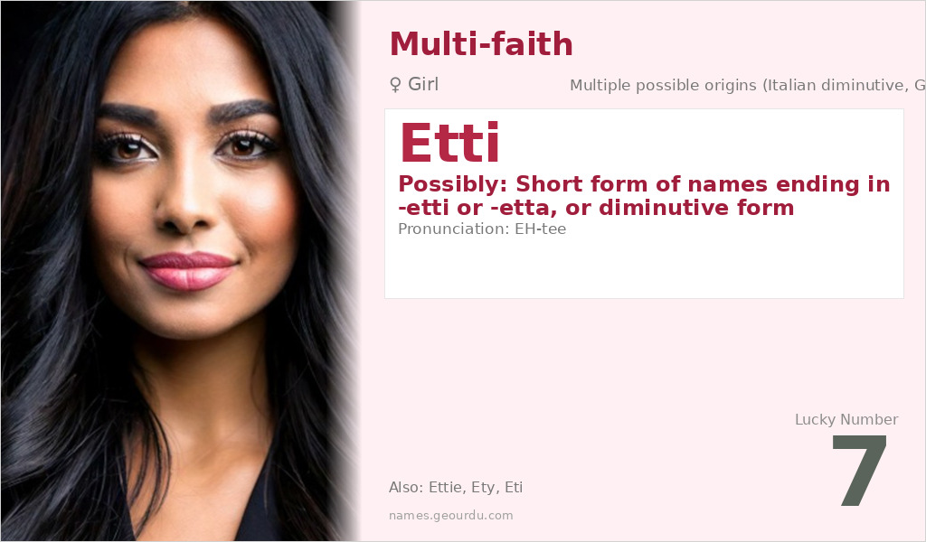 Etti Name Meaning and Details