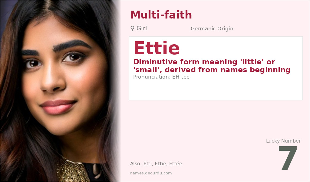 Ettie Name Meaning and Details