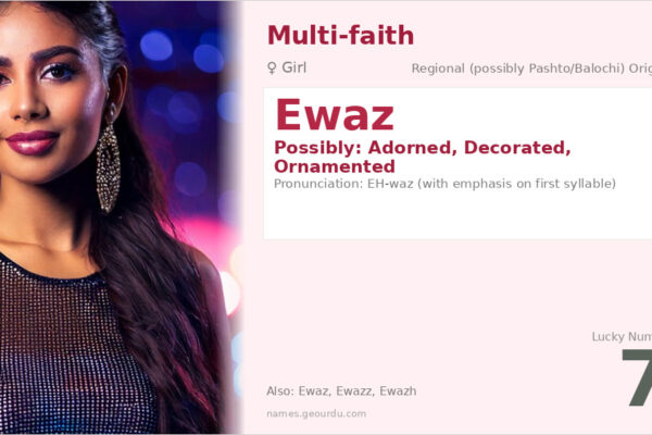 Ewaz Name Meaning — Origin, Gender & Details (2025)