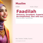 Faadilah Name Meaning and Details