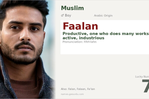 Faalan Name Meaning — Arabic Origin, Boy Name & Details (2025)