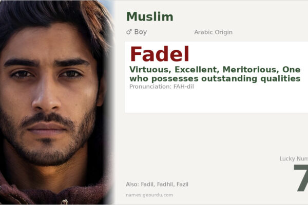 Fadel Name Meaning — Arabic Origin, Boy Name & Details (2025)