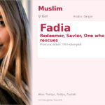 Fadia Name Meaning and Details
