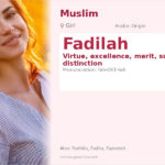 Fadilah Name Meaning and Details