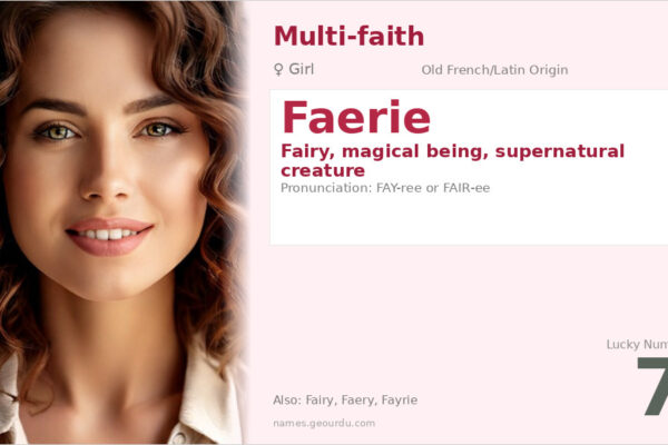 Faerie Name Meaning — Fairy Origin, Girl Name & Details (2025)