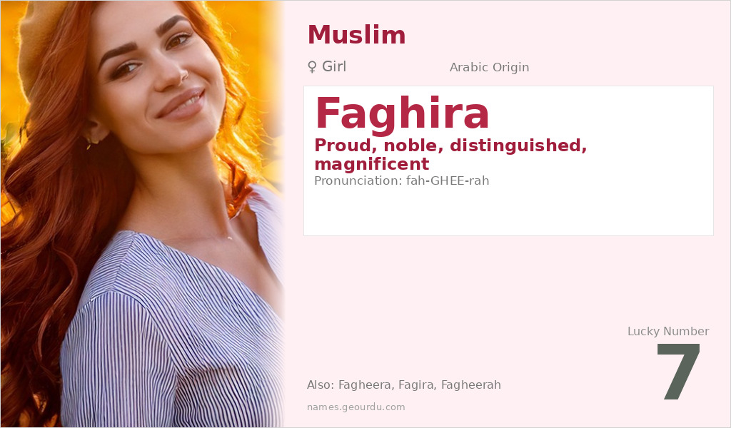 Faghira Name Meaning and Details