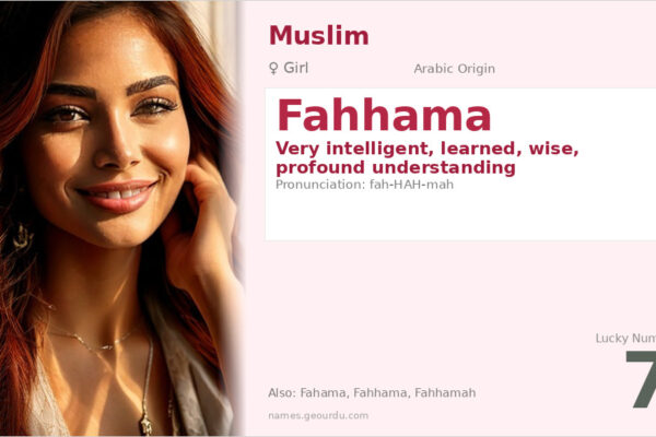 Fahhama Name Meaning — Arabic Origin, Girl’s Name & Details (2025)