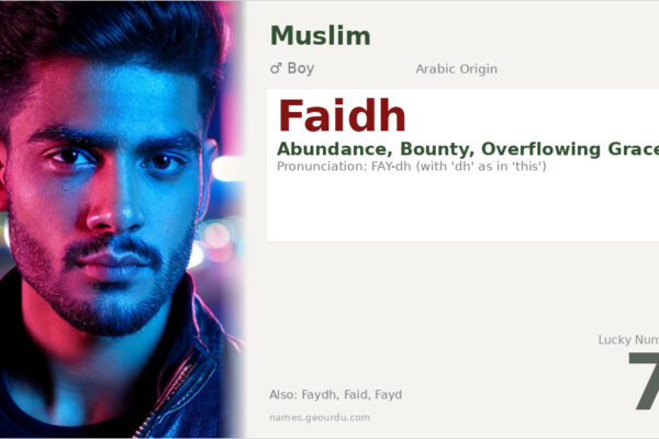 Faidh Name Meaning — Arabic Origin, Boy’s Name & Details (2025)