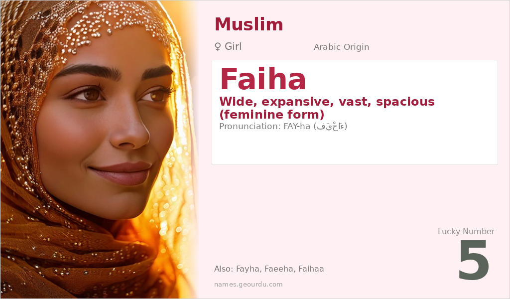 Faiha Name Meaning and Details