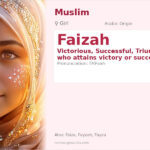 Faizah Name Meaning and Details
